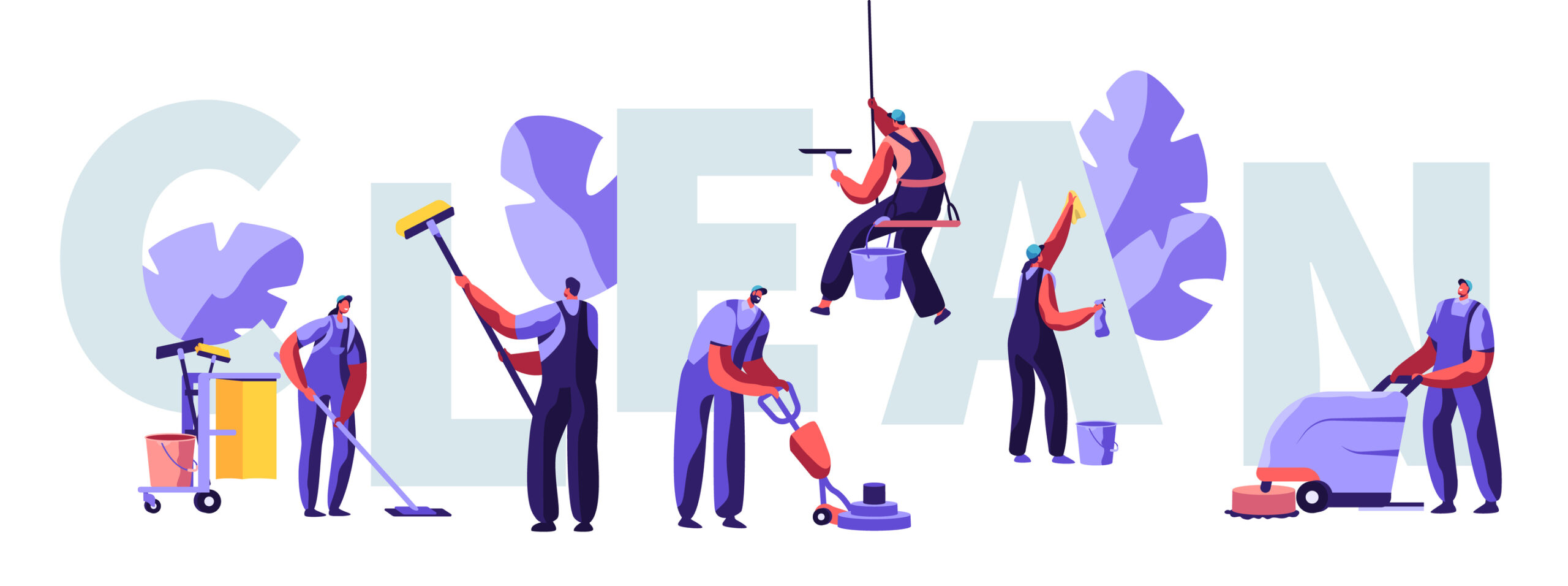 Professional cleaning team illustrating commercial cleaning costs and value