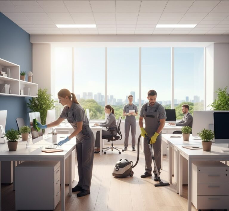 Daily vs weekly cleaning schedule for a clean modern office in Canberra